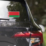 Pegatinas para coche con la bandera de Bielorrusia, calcomanías para ordenador portátil, idea de regalo de recuerdo de viaje