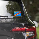 Democratic Republic of the Congo Kinshasa Flag Car Sticker Laptop Decal Stickers Travel Souvenir Gift Idea