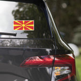 North Macedonia Macedonian Flag Car Sticker Laptop Decal Stickers Travel Souvenir Gift Idea