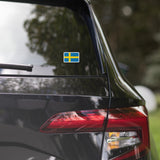 Sweden Sverige Swedish Flag Car Sticker Laptop Decal Stickers Travel Souvenir Gift Idea