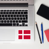 Denmark Danish Flag Laptop Sticker Decal Stickers Travel Souvenir Gift Idea