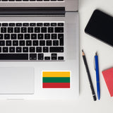 Litauen Lietuva Litauische Flagge Laptop Aufkleber Aufkleber Aufkleber Reise Souvenir Geschenkidee