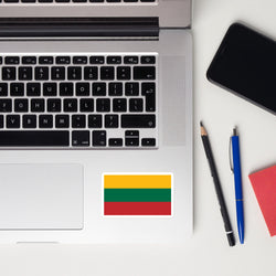 Litauen Lietuva Litauische Flagge Laptop Aufkleber Aufkleber Aufkleber Reise Souvenir Geschenkidee