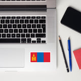 Mongolia Mongolian Flag Sticker Decal Stickers Laptop decal  Travel Souvenir Tourist Beach Lover Food Destination Patriot Gifts