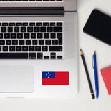 Samoa Samoan Flag Sticker Decal Stickers Laptop decal  Travel Souvenir Tourist Beach Lover Food Destination Patriot Gifts