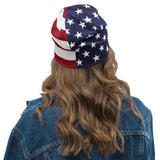 Beanie-Mütze mit amerikanischer Flagge der Vereinigten Staaten, Wintermütze, warme Unisex-Mütze, superweich, Reise-Souvenir, Geschenkidee