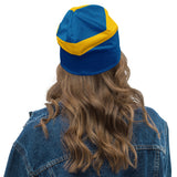 Sweden Sverige Swedish Flag Beanie Winter Hat Warm Unisex Hat Super Soft Travel Souvenir Gift Idea