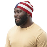 Beanie-Mütze mit amerikanischer Flagge der Vereinigten Staaten, Wintermütze, warme Unisex-Mütze, superweich, Reise-Souvenir, Geschenkidee