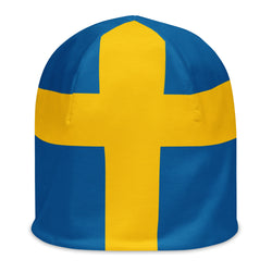 Gorro de invierno con bandera sueca de Suecia, gorro unisex cálido, idea de regalo de recuerdo de viaje súper suave