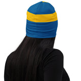 Sweden Sverige Swedish Flag Beanie Winter Hat Warm Unisex Hat Super Soft Travel Souvenir Gift Idea
