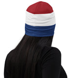 Beanie mit niederländischer Flagge, Wintermütze, warme Unisex-Mütze, superweich, Reise-Souvenir, Geschenkidee