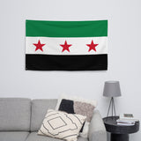 Kostenlose Syrien syrische Flagge Wanddekoration Kunstdruck Banner Geschenkideen
