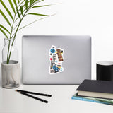 Tbilisi Georgia Georgian Flag Sticker Laptop Decals Custom Stickers Decals & Skins