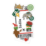 Pegatinas de la bandera de la India, calcomanías para computadora portátil, calcomanías y vinilos personalizados