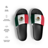 Sandalias con la bandera mexicana para mujer, sandalias de verano, zapatos de playa, chanclas coloridas, tangas
