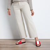 Sandalias de mujer con bandera peruana de Perú, zapatos de playa de verano, chanclas coloridas, tanga