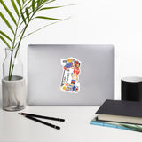 Pegatinas de la bandera de Haití, calcomanías para computadora portátil, calcomanías personalizadas, calcomanías y vinilos
