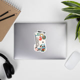 San Gregorio Guatemala Guatemalan Flag Sticker Laptop Decals Custom Stickers Decals & Skins