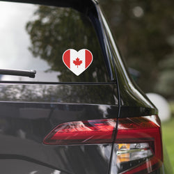 Canada Canadian Flag Sticker Heart Flag Stickers Laptop Decals Travel Souvenir Stickers Decals & Skins