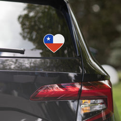 Chile Chilean Flag Sticker Heart Flag Stickers Laptop Decals Travel Souvenir Stickers Decals & Skins