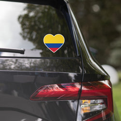 Colombia Colombian Flag Sticker Heart Flag Stickers Laptop Decals Travel Souvenir Stickers Decals & Skins