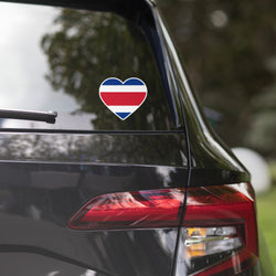 Costa Rica Rican Flag Sticker Heart Flag Stickers Laptop Decals Travel Souvenir Stickers Decals & Skins