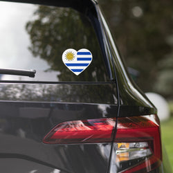Uruguay Uruguayan Flag Sticker Heart Flag Stickers Laptop Decals Travel Souvenir Stickers Decals & Skins