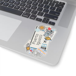 Puerto Iguazú Misiones Argentina Argentinian Flag Stickers Laptop Decals Travel Souvenir Stickers Decals & Skins
