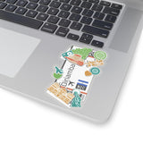 Diriamba Nicaragua Nicaraguan Flag Stickers Laptop Decals Travel Souvenir Stickers Decals & Skins