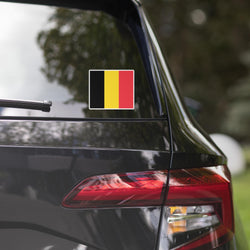 Belgien Belgische Flagge Autoaufkleber Reise-Souvenir Tourist Strandliebhaber Essenssüchtig Reiseziel Stolz Patriot Geschenke
