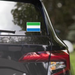 Sierra Leone Leonean Flagge Autoaufkleber Reise Souvenir Tourist Strandliebhaber Essenssüchtiger Reiseziel Stolz Patriot Geschenke