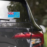 Tuvalu, Tuvaluische Flagge, Autoaufkleber, Reise-Souvenir, Tourist, Strandliebhaber, Essenssüchtiger, Reiseziel, Stolz, Patriot, Geschenke