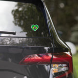 Brazil Brasil Brazilian Flag Sticker Heart Flag Stickers Laptop Decals Travel Souvenir Stickers Decals & Skins