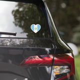 Guatemala Guatemalan Flag Sticker Heart Flag Stickers Laptop Decals Travel Souvenir Stickers Decals & Skins