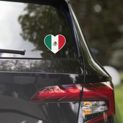 Mexico Mexican Flag Sticker Heart Flag Stickers Laptop Decals Travel Souvenir Stickers Decals & Skins