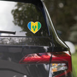 Saint Vincent and the Grenadines Flag Sticker Heart Flag Stickers Laptop Decals Travel Souvenir Stickers Decals & Skins