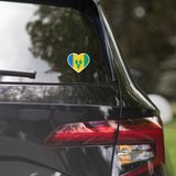 Saint Vincent and the Grenadines Flag Sticker Heart Flag Stickers Laptop Decals Travel Souvenir Stickers Decals & Skins