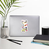 Brisbane Australien Australische Flagge Aufkleber Mini-Aufkleber Aufkleber Laptop Aufkleber Reise Souvenir Geschenk