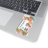 Pegatinas de la bandera de México, Uriangato, Guanajuato, México, calcomanías para laptop, calcomanías de recuerdo de viaje, calcomanías y vinilos