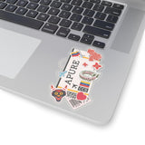 Pegatinas de la bandera venezolana de Apure, Venezuela, calcomanías para laptop, calcomanías de recuerdo de viaje, calcomanías y vinilos