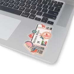 Riviera Maya Quintana Roo Mexico Mexican Flag Stickers Laptop Decals Travel Souvenir Stickers Decals & Skins