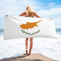 Zypern Zypern Flagge Strandtuch Pool Handtücher Bad Sauna Badezimmer Urlaub Reise Sommer Geschenkidee