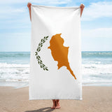 Zypern Zypern Flagge Strandtuch Pool Handtücher Bad Sauna Badezimmer Urlaub Reise Sommer Geschenkidee