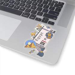 Egypt Egyptian Flag Stickers Laptop Decals Travel Souvenir Stickers Decals & Skins