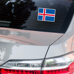 Pegatinas con la bandera de Islandia, minipegatinas, calcomanías para computadora portátil, regalo de recuerdo de viaje