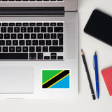 Tanzania Tanzanian Flag Sticker Travel Souvenir Tourist Beach Lover Food Destination Patriot Gifts