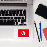 Tunisia Tunisian Flag Sticker Travel Souvenir Tourist Beach Lover Food Destination Patriot Gifts