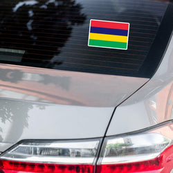 Mauritius Mauritian Flag Sticker Mini Stickers Decals Laptop Decal Travel Souvenir Gift