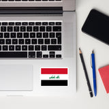 Irak Irakische Flagge Aufkleber Aufkleber Laptop Aufkleber Reise Souvenir Tourist Strand Liebhaber Essen Ziel Patriot Geschenke
