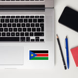 South Sudan Sudanese Flag Sticker Decal Stickers Laptop decal  Travel Souvenir Tourist Beach Lover Food Destination Patriot Gifts